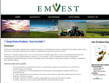 Tablet Screenshot of emvest.com